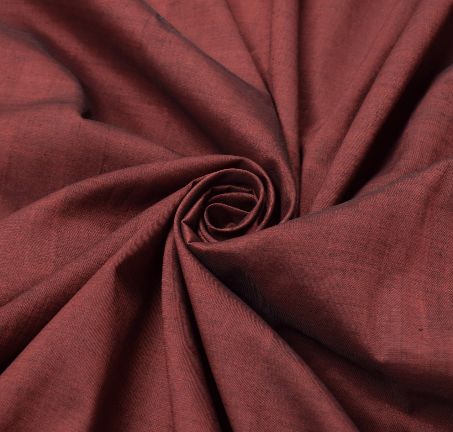 Sushila Vintage Chettinad Maroon Saree Handloom Cotton Peacock 6 YD Sari Fabric