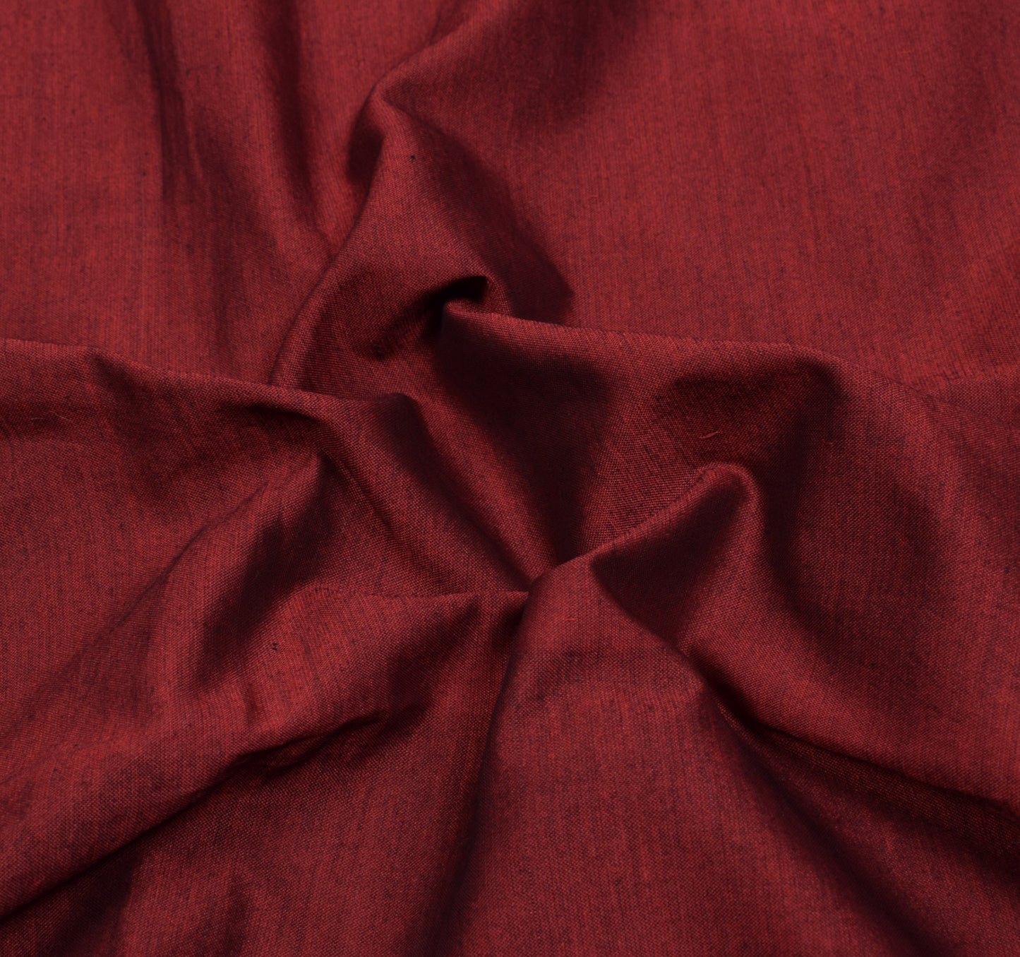 Sushila Vintage Maroon Saree South Indian Handloom Pure Cotton Sari Craft Fabric