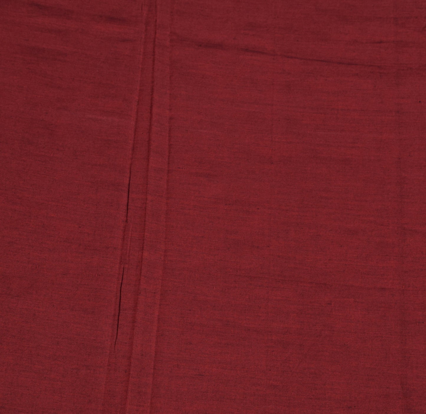 Sushila Vintage Maroon Saree South Indian Handloom Pure Cotton Sari Craft Fabric
