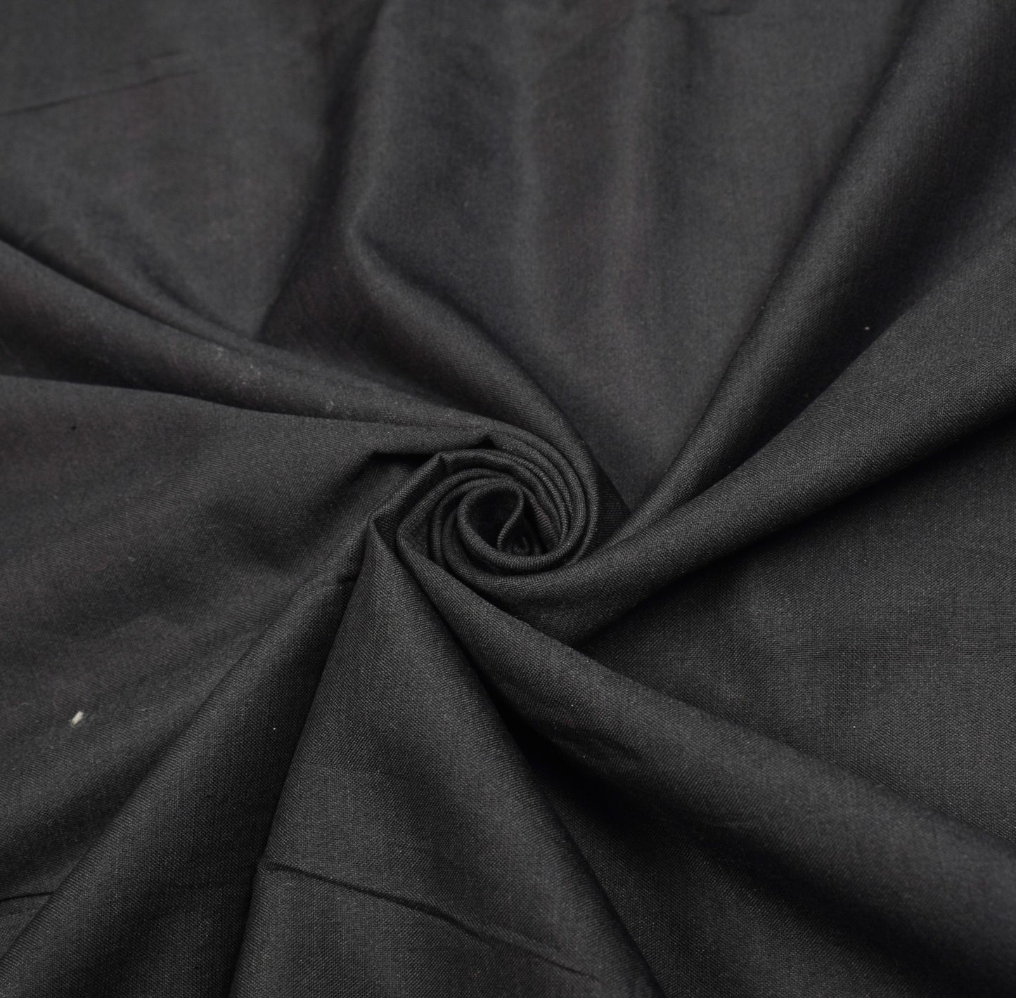Sushila Vintage Black Chettinad Saree Pure Cotton Woven Embroidered Sari Fabric