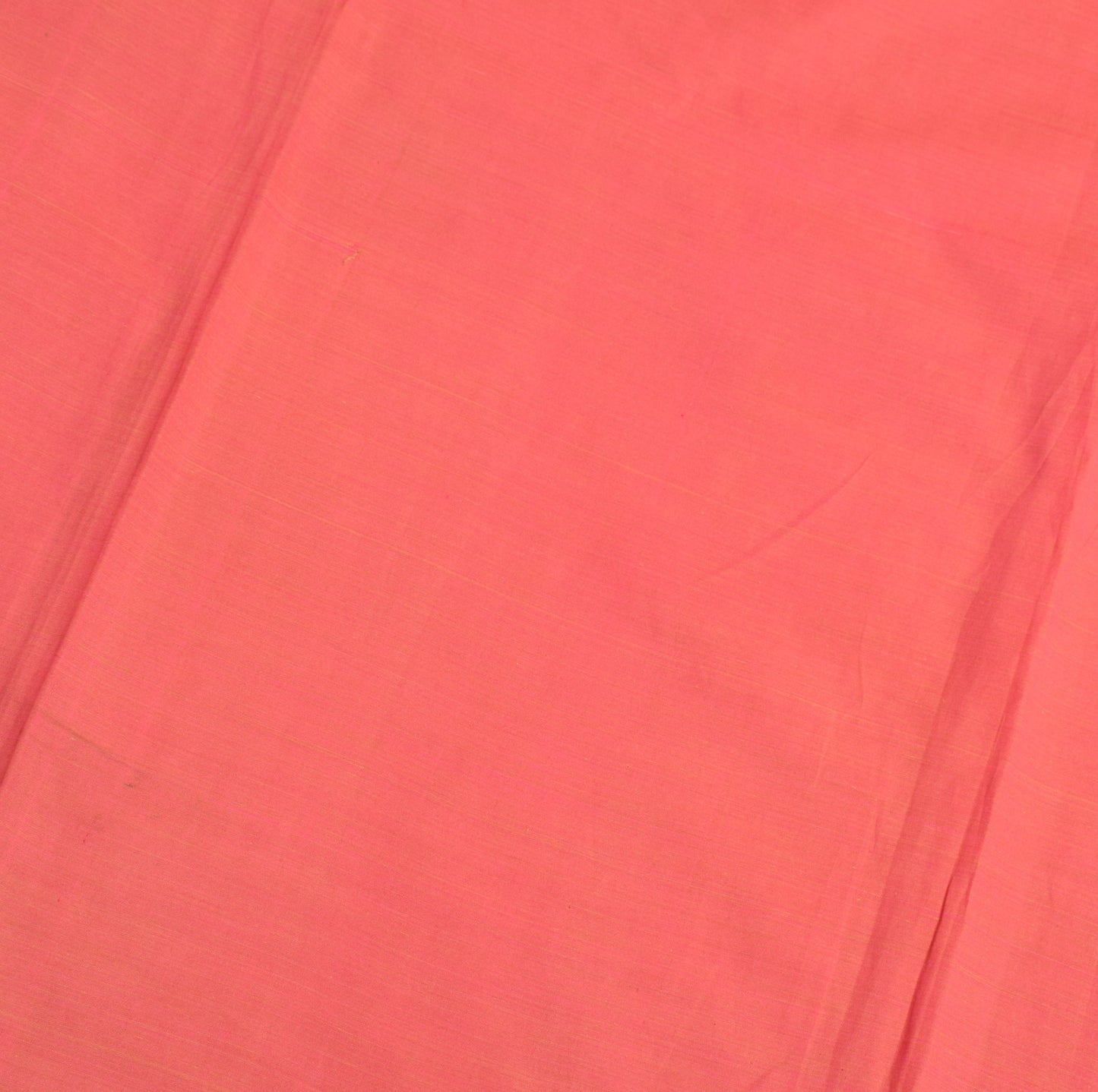 Sushila Vintage Pink Saree Handwoven Peacock Border Pallu PureCotton Sari Fabric