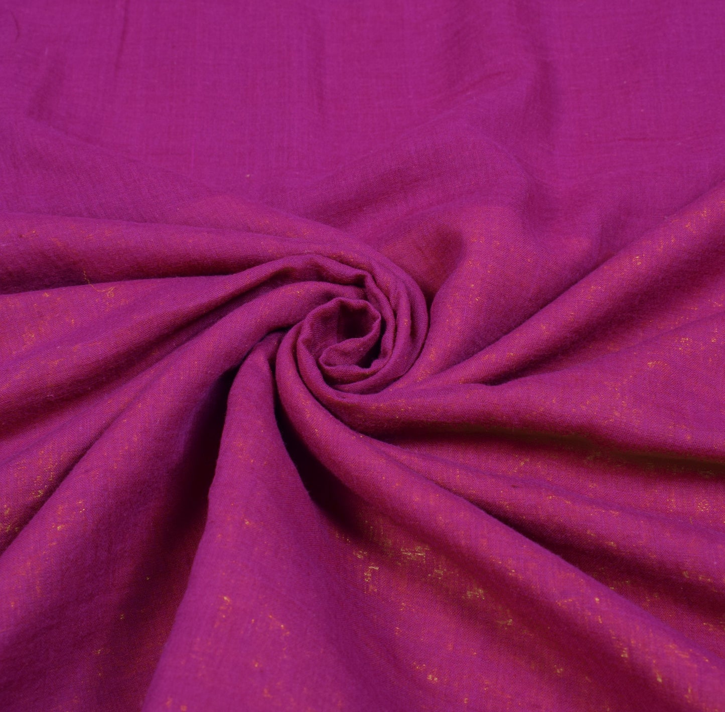 Sushila Vintage Purple Pure Cotton Saree Zari Woven Border Pallu 5YD Sari Fabric