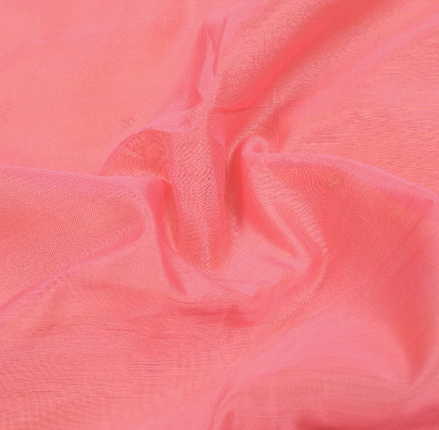 Sushila Vintage Banarsi Brocade Saree Pure Cotton Silk Orange Pink Sari Fabric