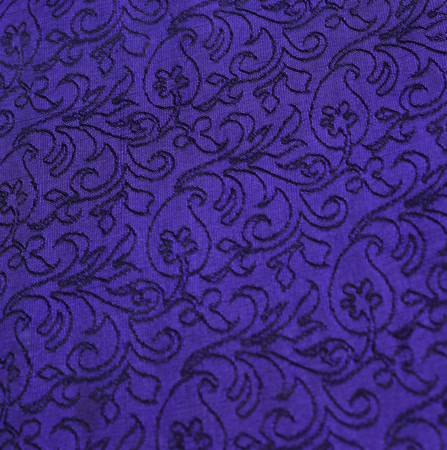 Sushila Vintage Kanchipuram Handloom Saree Pure Silk Purple Woven  Sari Fabric