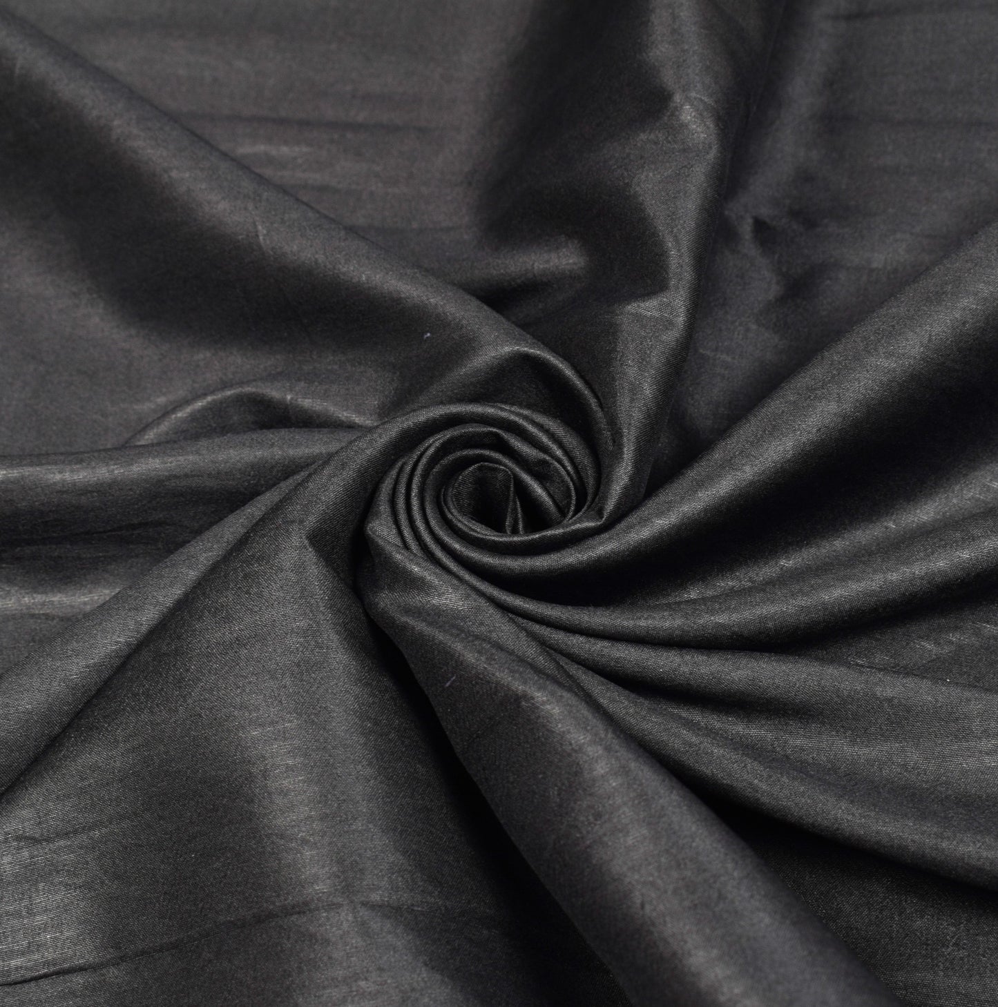 Sushila Vintage Black Kanjivaram Saree Pure Silk Gold Zari Brocade Sari Fabric