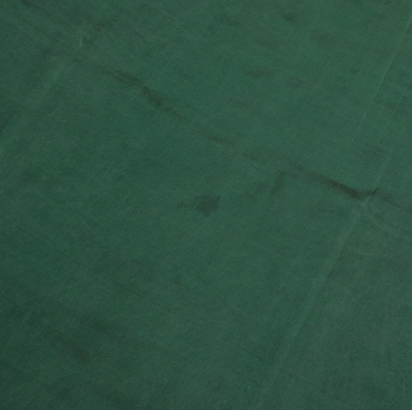 Sushila Vintage Green and Yellow Sari Pure Kanchipuram Silk temple border Saree