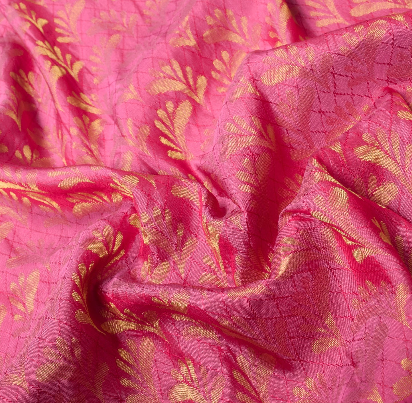 Sushila Vintage Magenta HEAVY Saree Floral Woven Base Skirt Border Soft Sari
