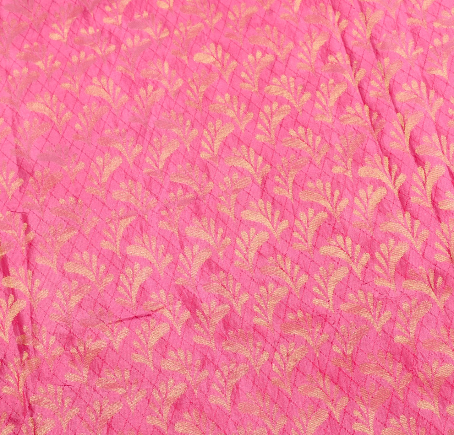 Sushila Vintage Magenta HEAVY Saree Floral Woven Base Skirt Border Soft Sari