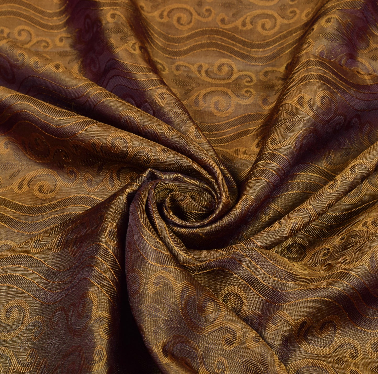 Sushila Vintage Pure Kanchipuram Silk Saree Pure Silk Purple Zari Sari Fabric