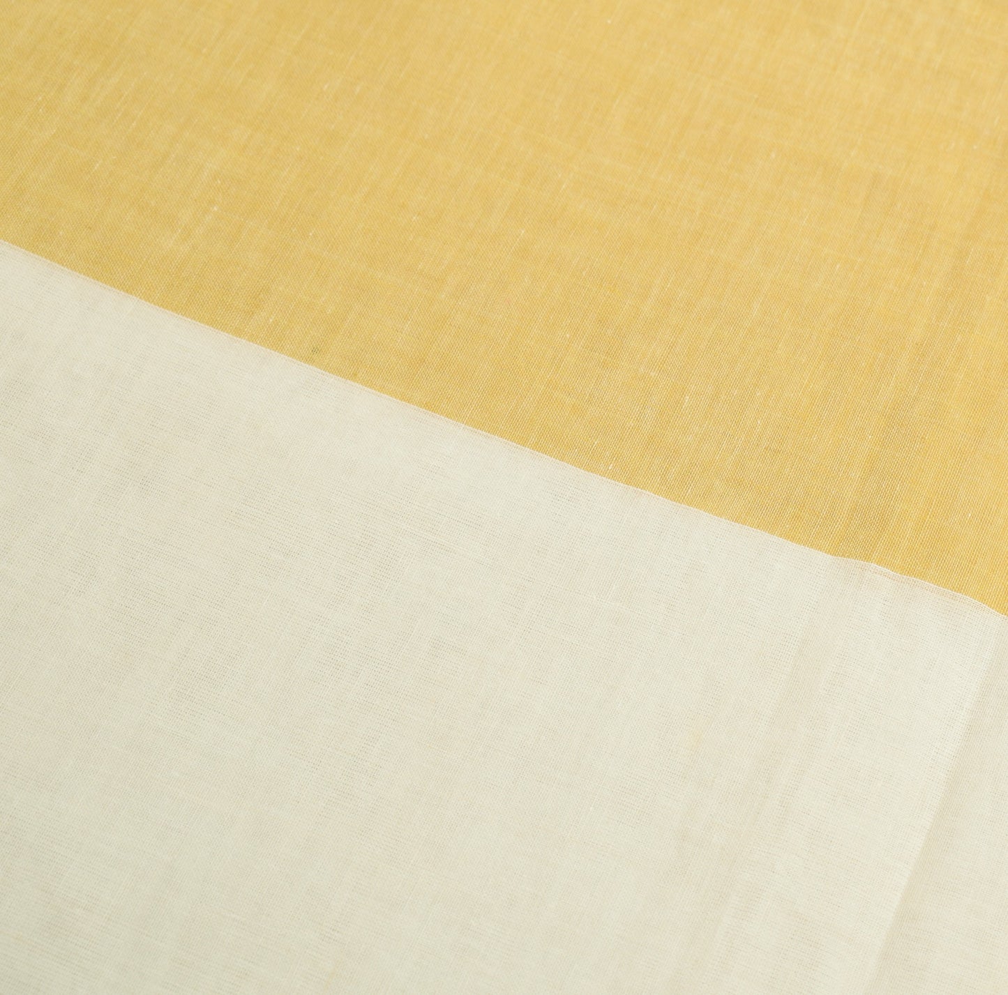 Sushila Vintage White Handloom Saree Pure Cotton Stripes Woven 7Yard Sari Fabric