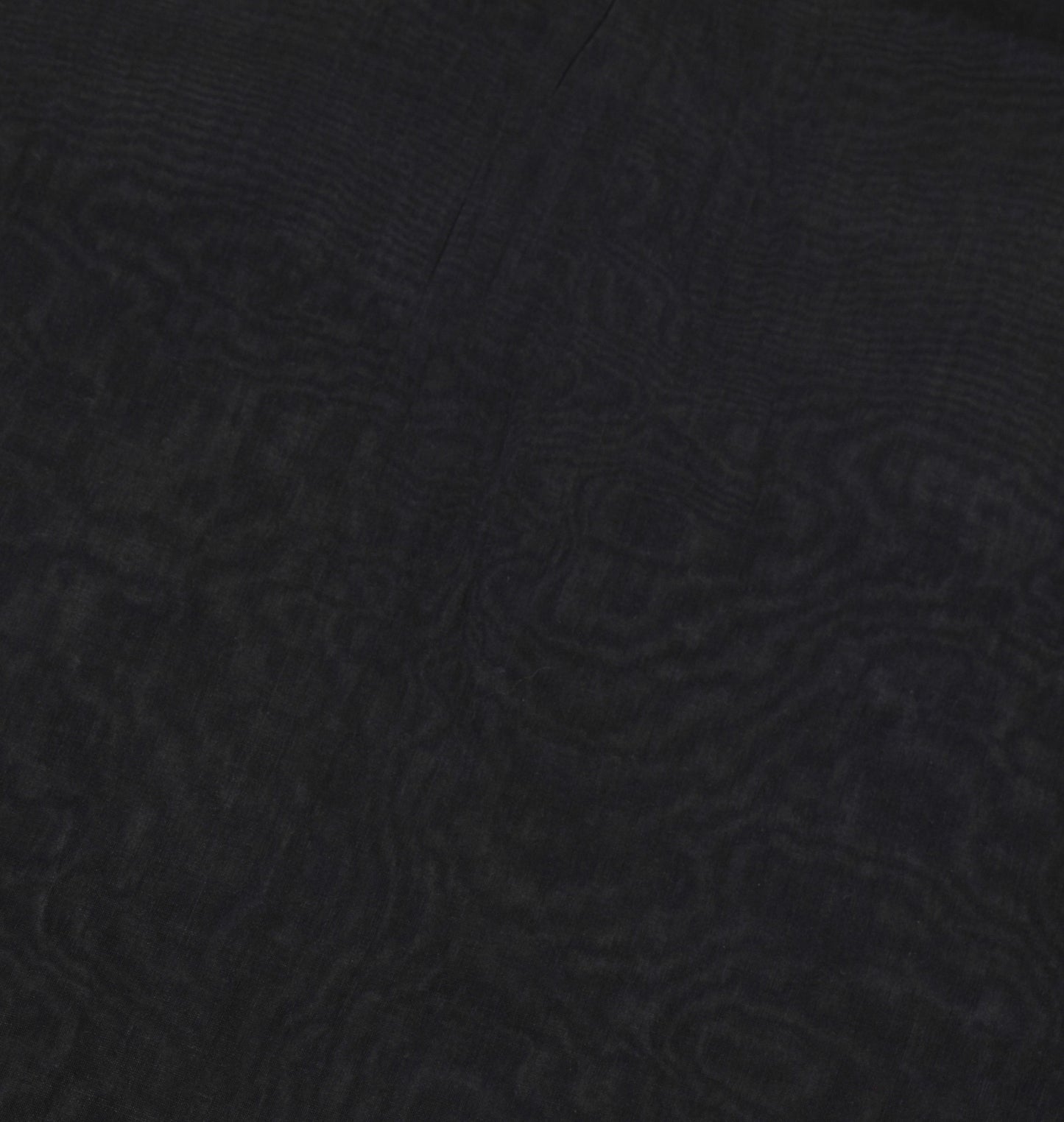 Sushila Vintage Black Saree Pure Cotton Silk Hand Block Printed 5YD Sari Fabric