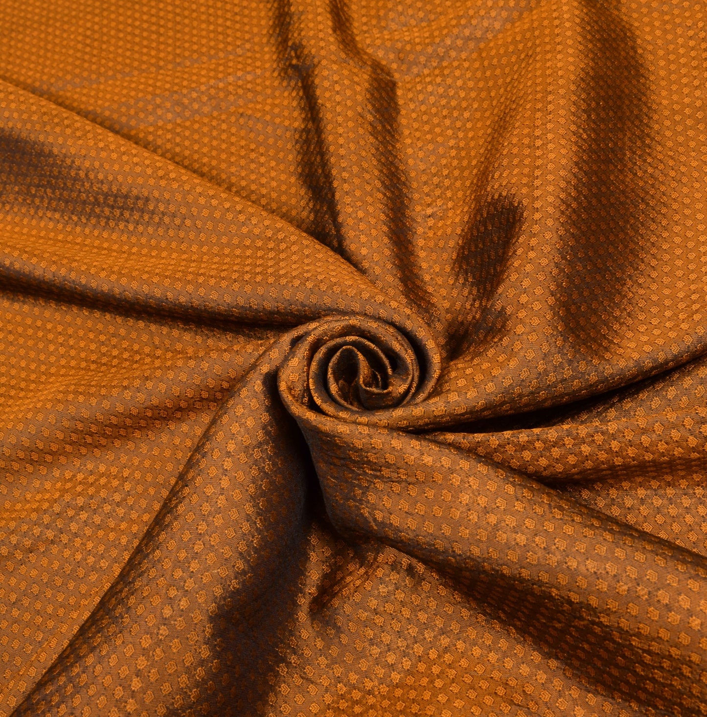 Sushila Vintage Rust HEAVY Saree Pure Kanchipuram Silk Zari Woven 5YD Soft Sari