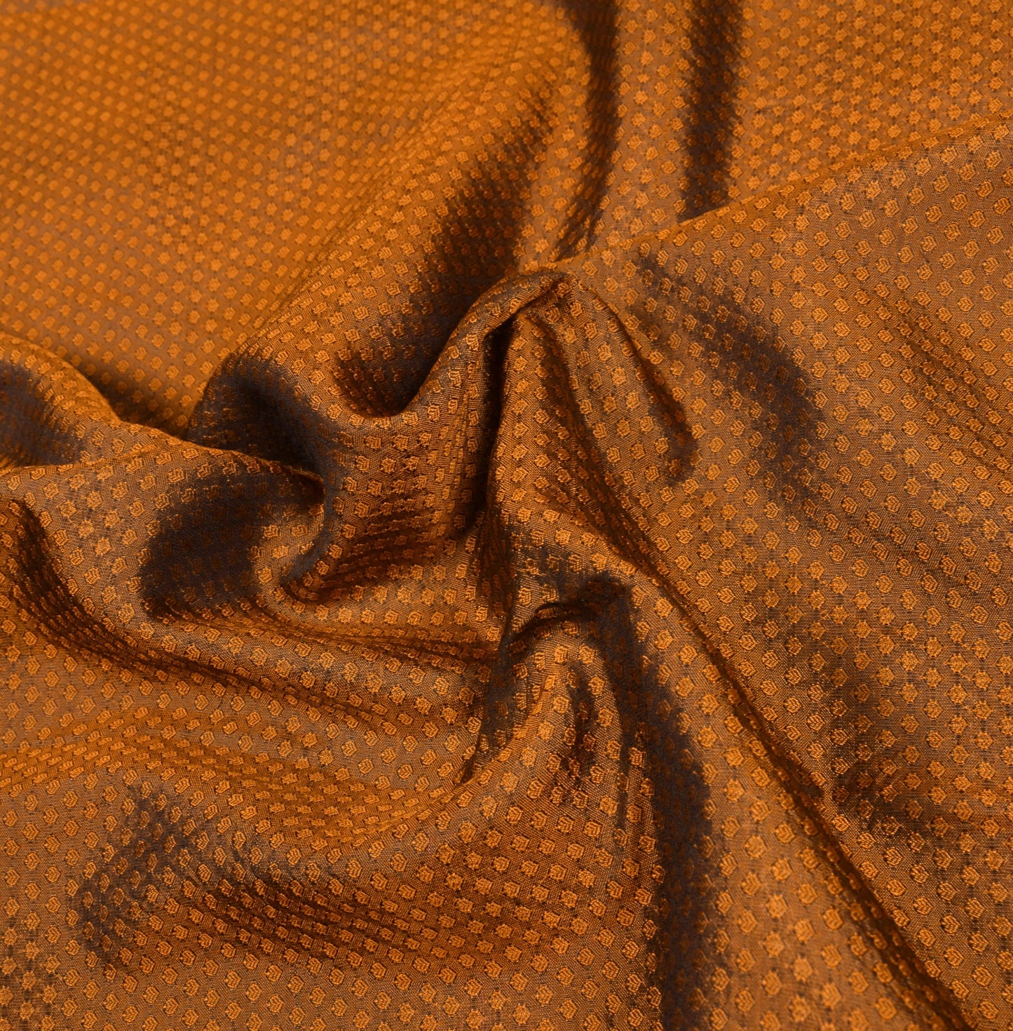 Sushila Vintage Rust HEAVY Saree Pure Kanchipuram Silk Zari Woven 5YD Soft Sari