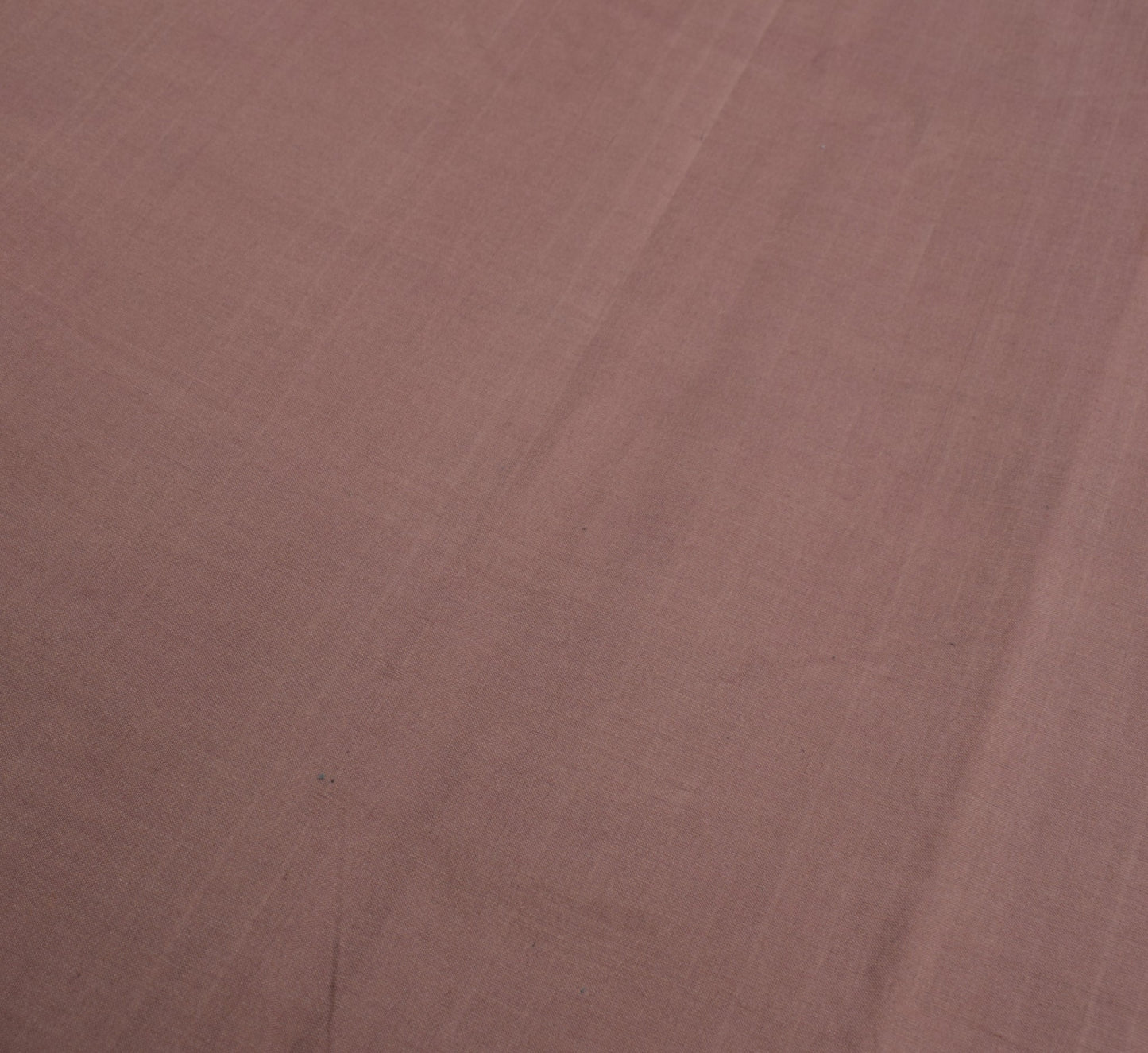 Sushila Vintage Mauve Hand Woven Saree Pure Cotton Peacock 6YD Sari Craft Fabric