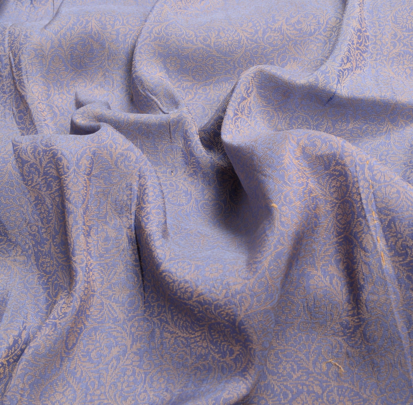 Sushila Vintage Lavender Banarasi Pure Silk Saree Hand Woven HEAVY Sari Fabric