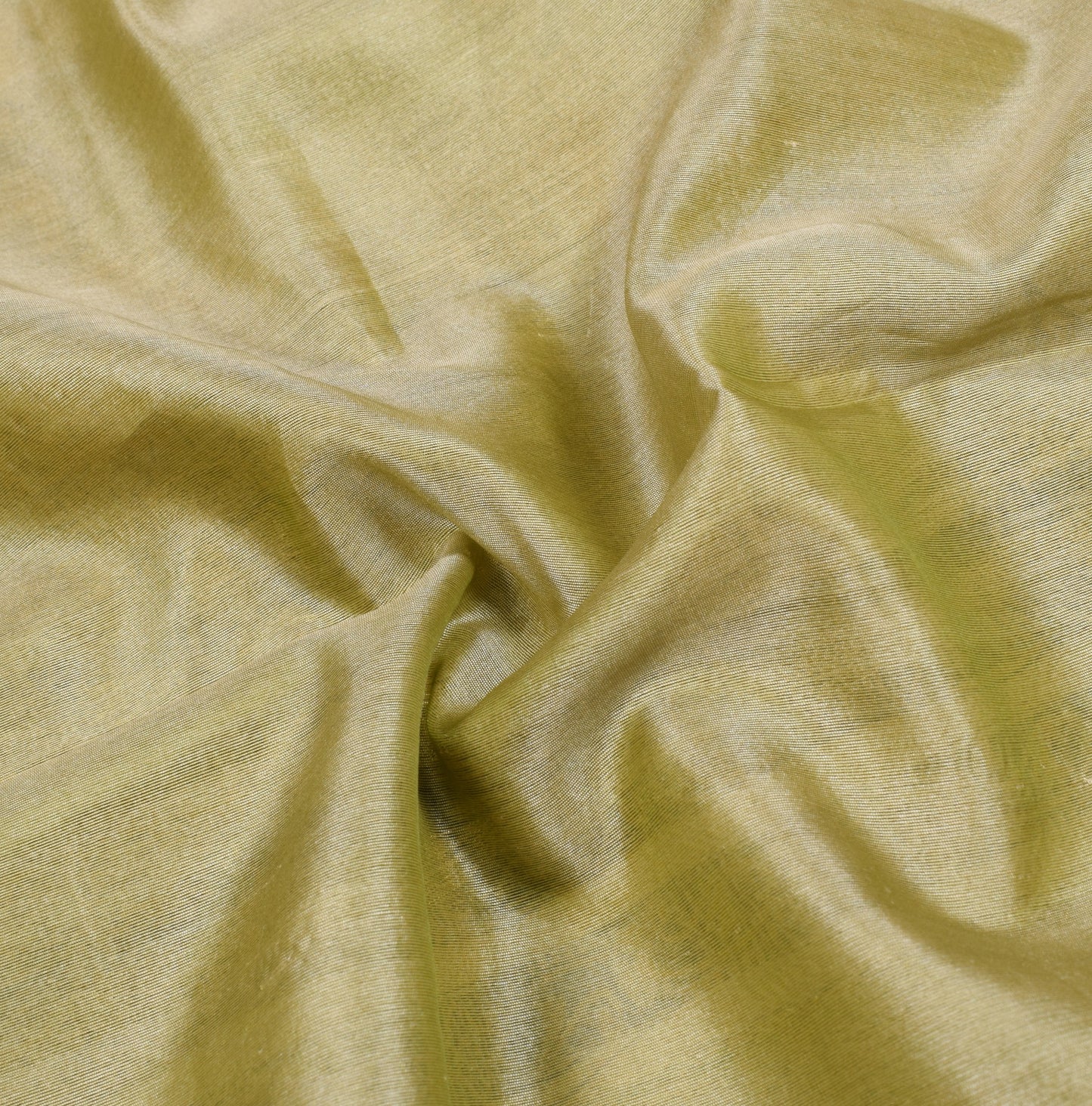 Sushila Vintage Green Pure Silk Saree Woven Beige Border Pallu Sari Craft Fabric