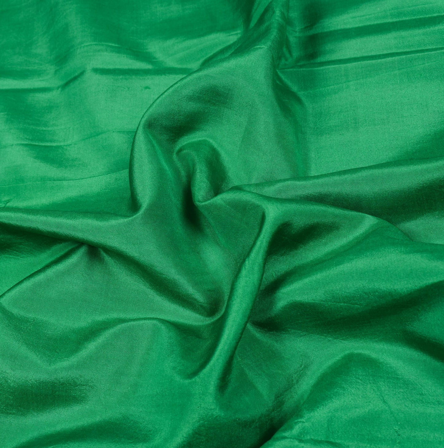 Sushila Vintage Banarasi Brocade Saree 100% Pure Silk Green Soft 5YD Sari Fabric
