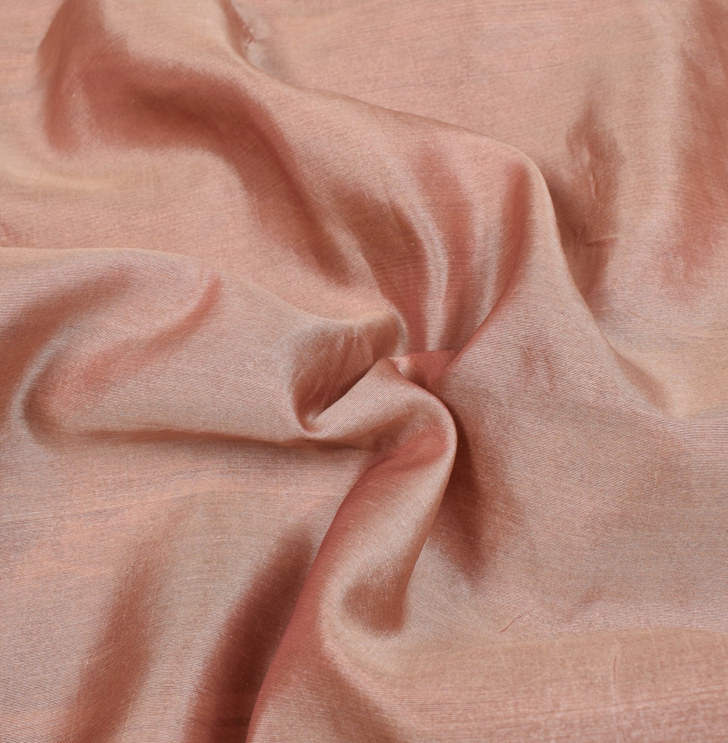 Sushila Vintage Peach Pure Silk Saree Woven & Embroidered Floral 5YD Sari Fabric