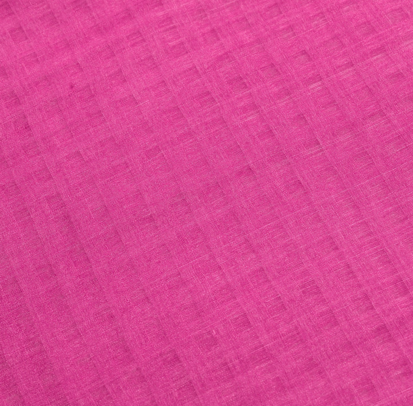 Sushila Vintage Magenta Checks Saree Pure Silk Gray Pallu and Zari border Sari