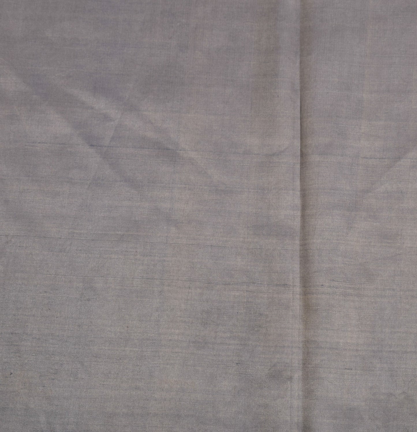 Sushila Vintage Banarasi handloom Saree Pure Silk Floral Woven Gray Sari Fabric