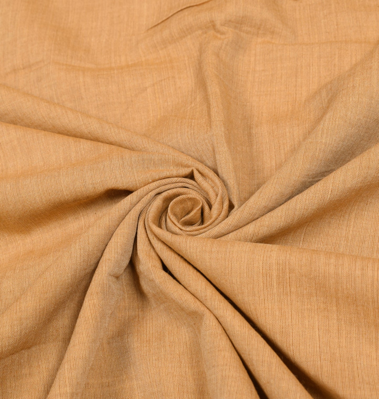 Sushila Vintage Pure Chettinad Cotton Saree Peacock Woven Brown 5YD Sari Fabric