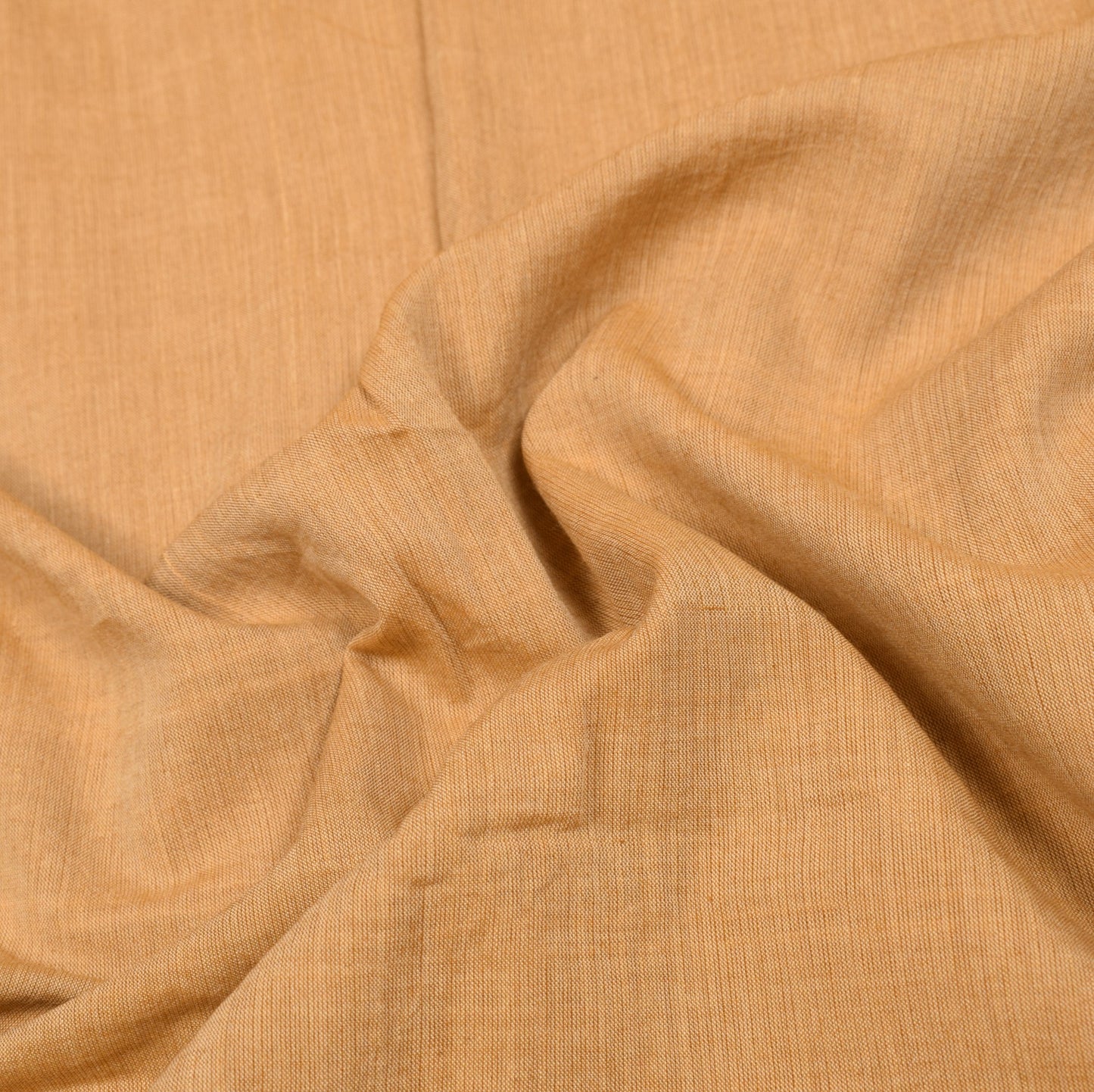 Sushila Vintage Pure Chettinad Cotton Saree Peacock Woven Brown 5YD Sari Fabric