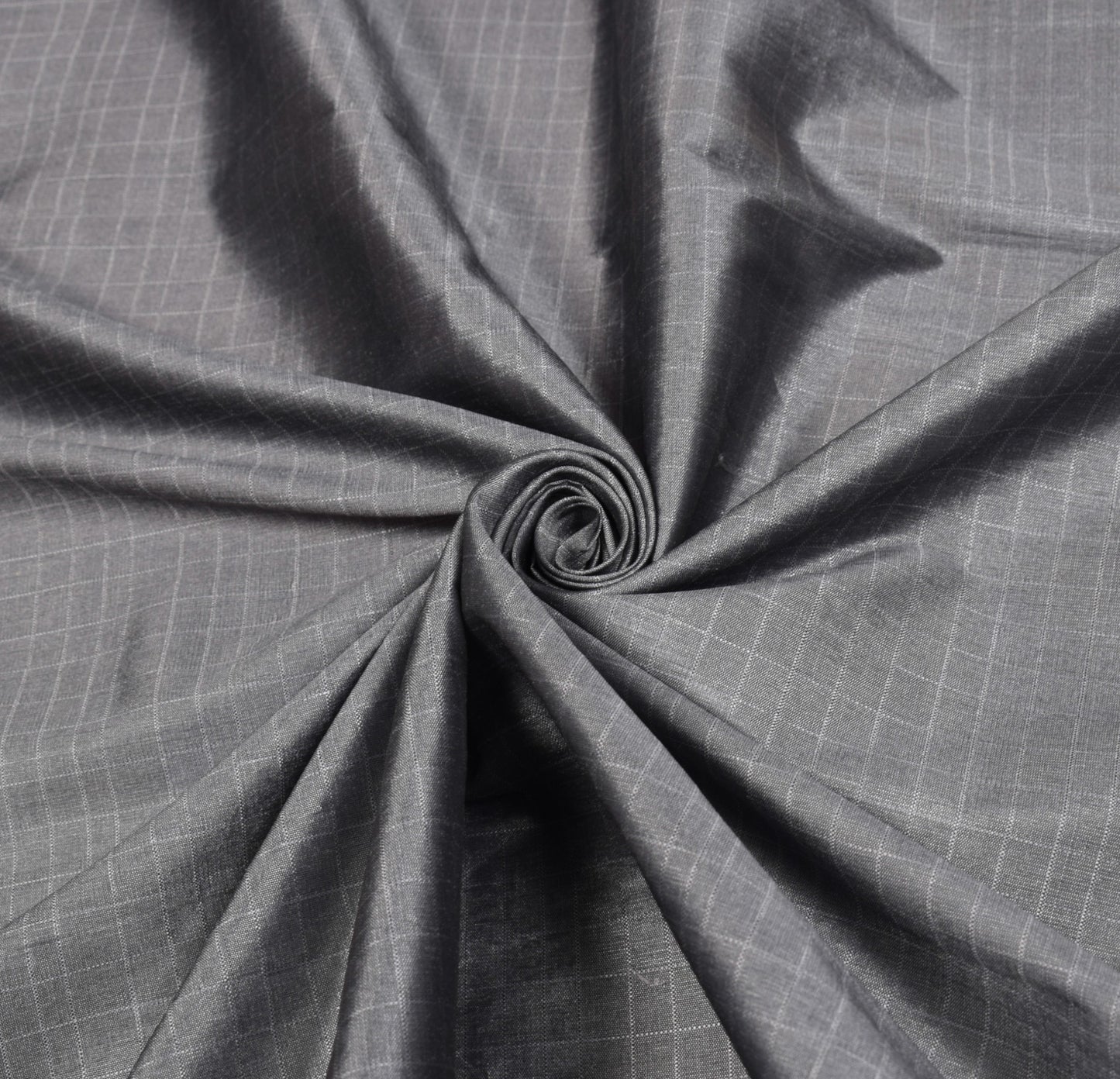 Sushila Vintage Grey Kanchipuram Saree contrasting Red Zari Border Art Silk Sari