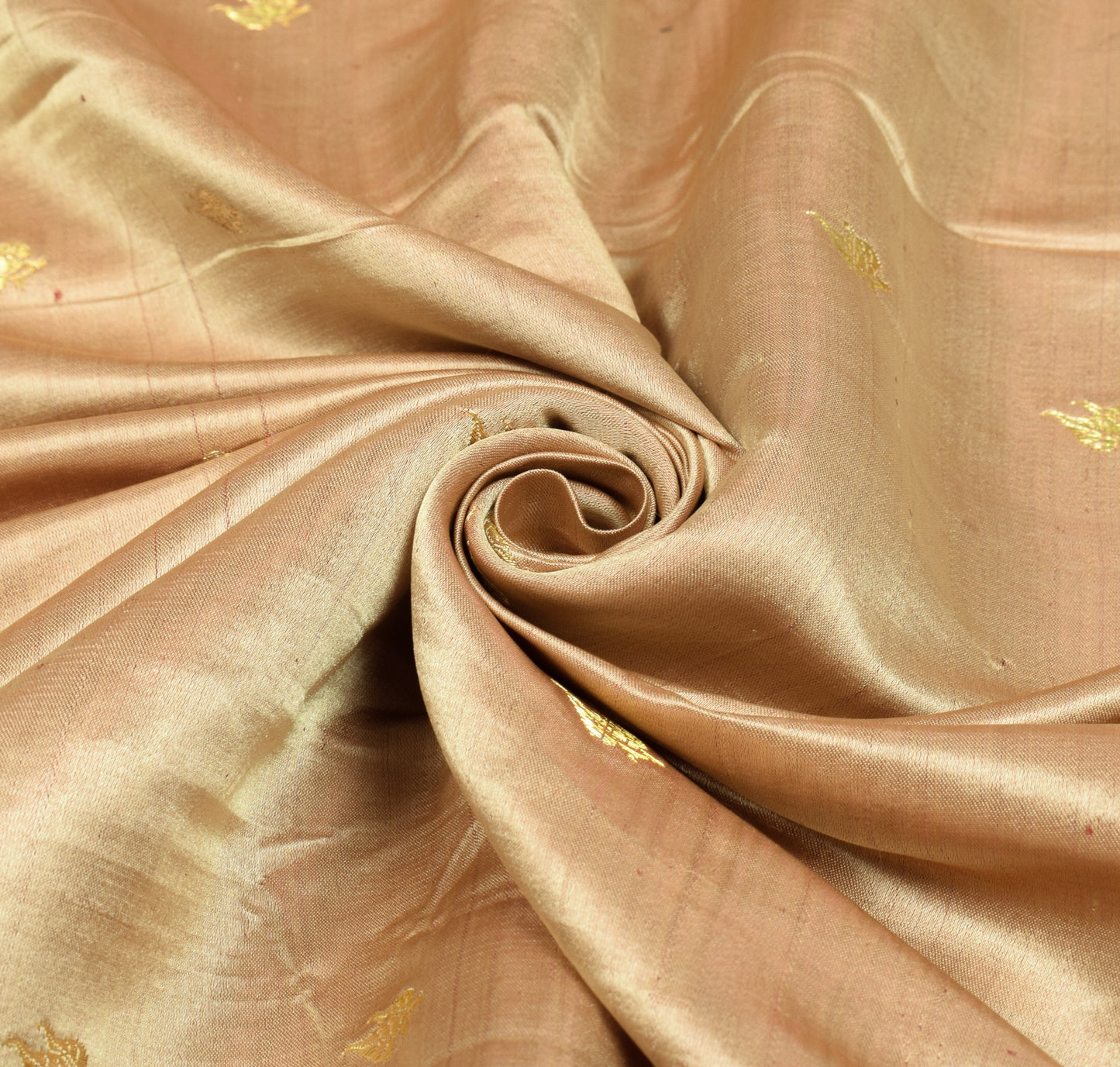 Sushila Vintage Heavy Saree Pure Satin Silk Banarasi Brocade Woven Beige Sari