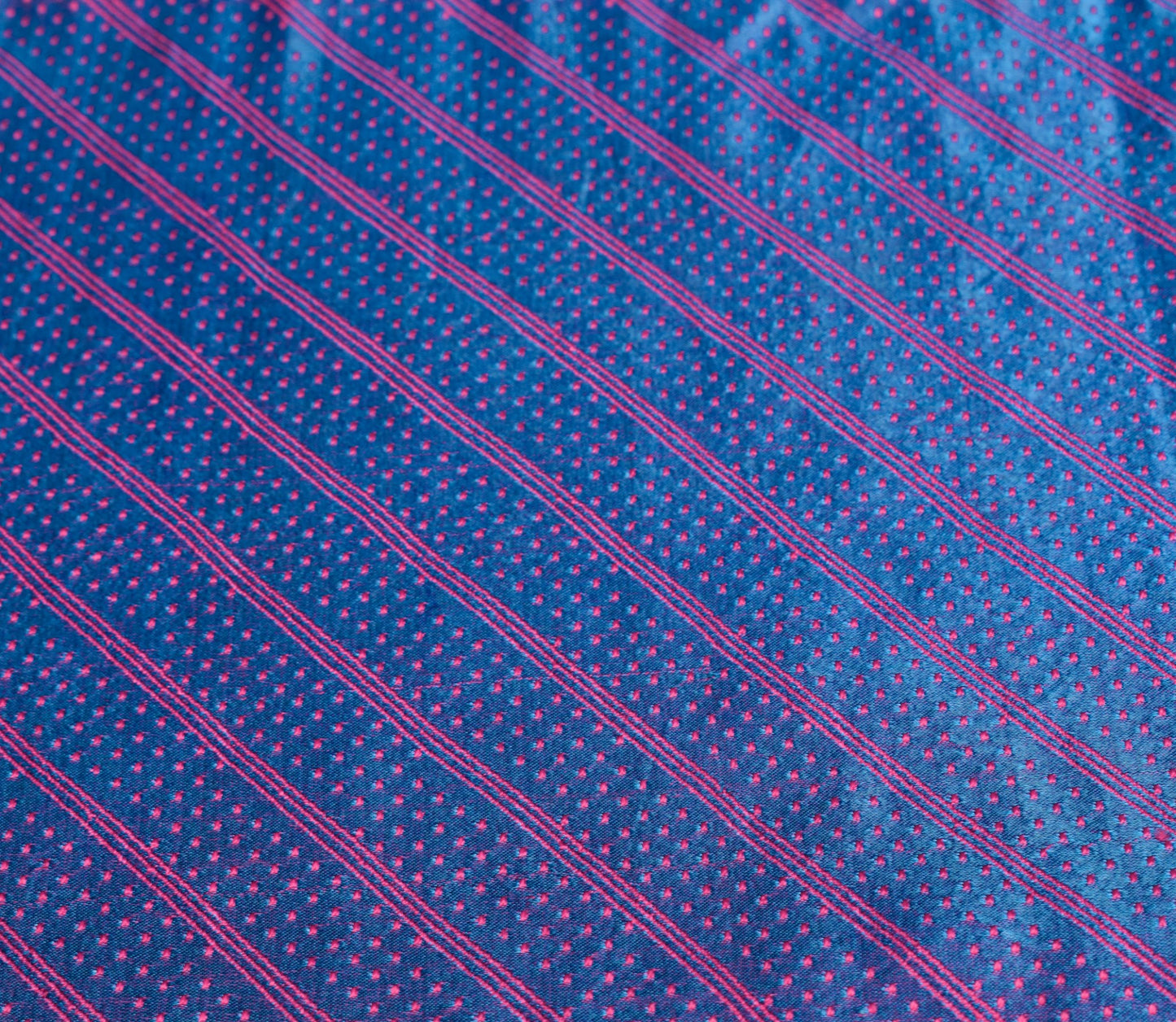 Sushila Vintage Banarasi Handloom Saree Pure Satin Silk Dual Tone Sari Fabric