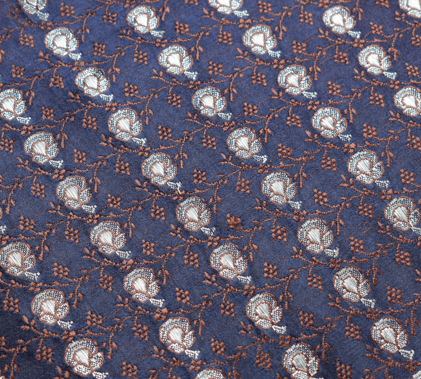 Sushila Vintage Heavy Blue Saree Pure Satin Silk Skirt Border Banarasi Sari