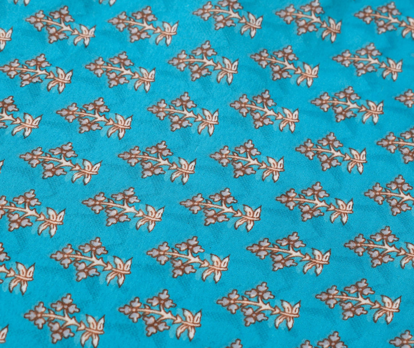 Sushila Vintage Art Silk Saree Magic Wrap Reversible Skirt Beach Dress Floral Blue