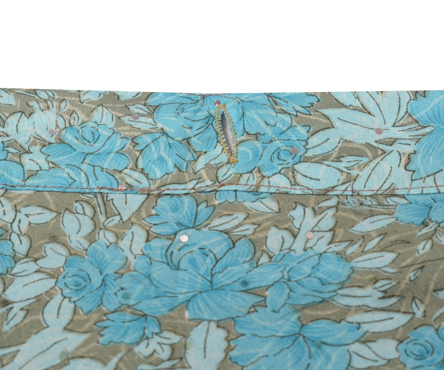 Sushila Vintage Art Silk Saree Magic Wrap Reversible Skirt Beach Dress Aqua Blue
