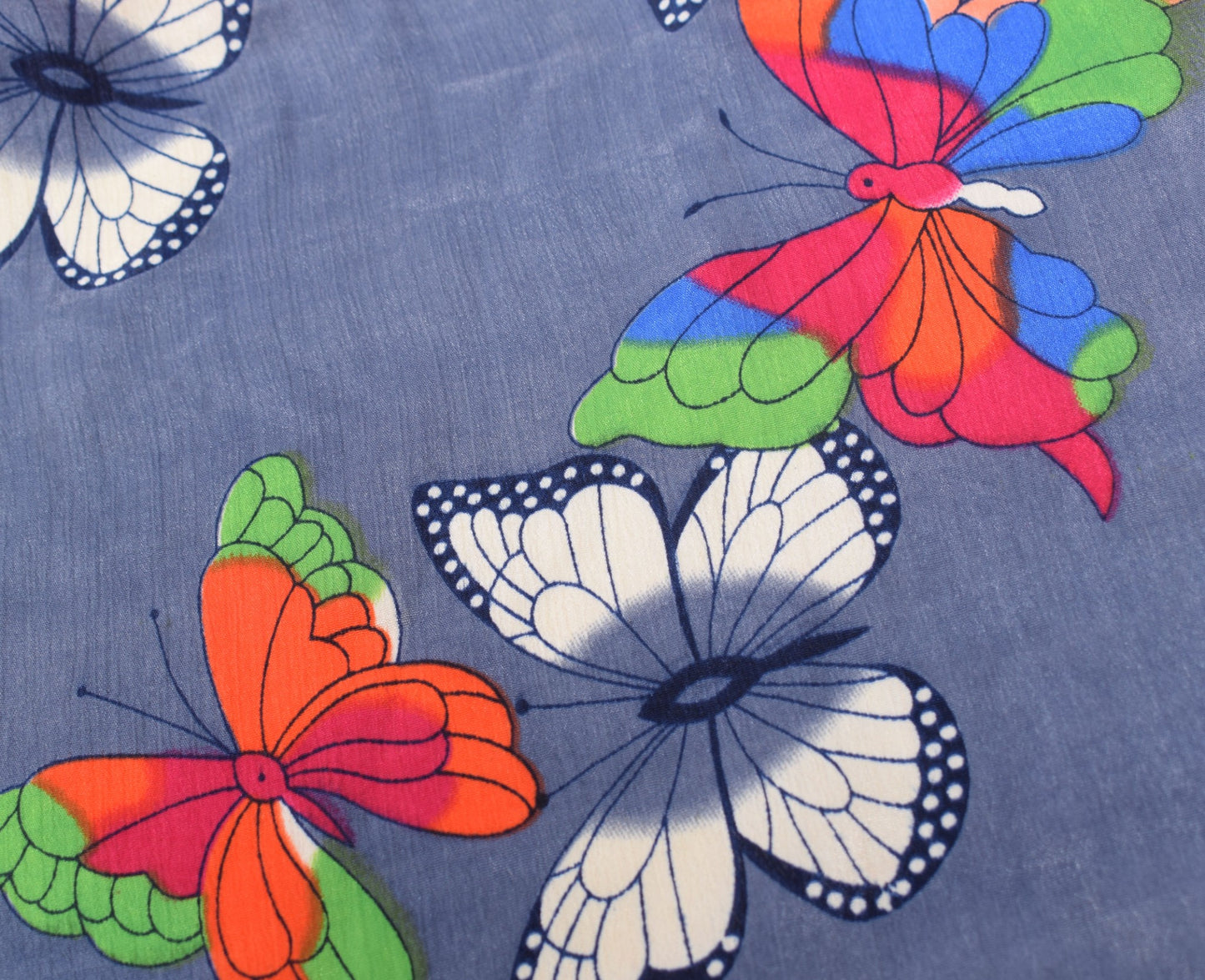 Sushila Vintage Art Silk Saree Magic Wrap Reversible Skirt Beach Dress Orange