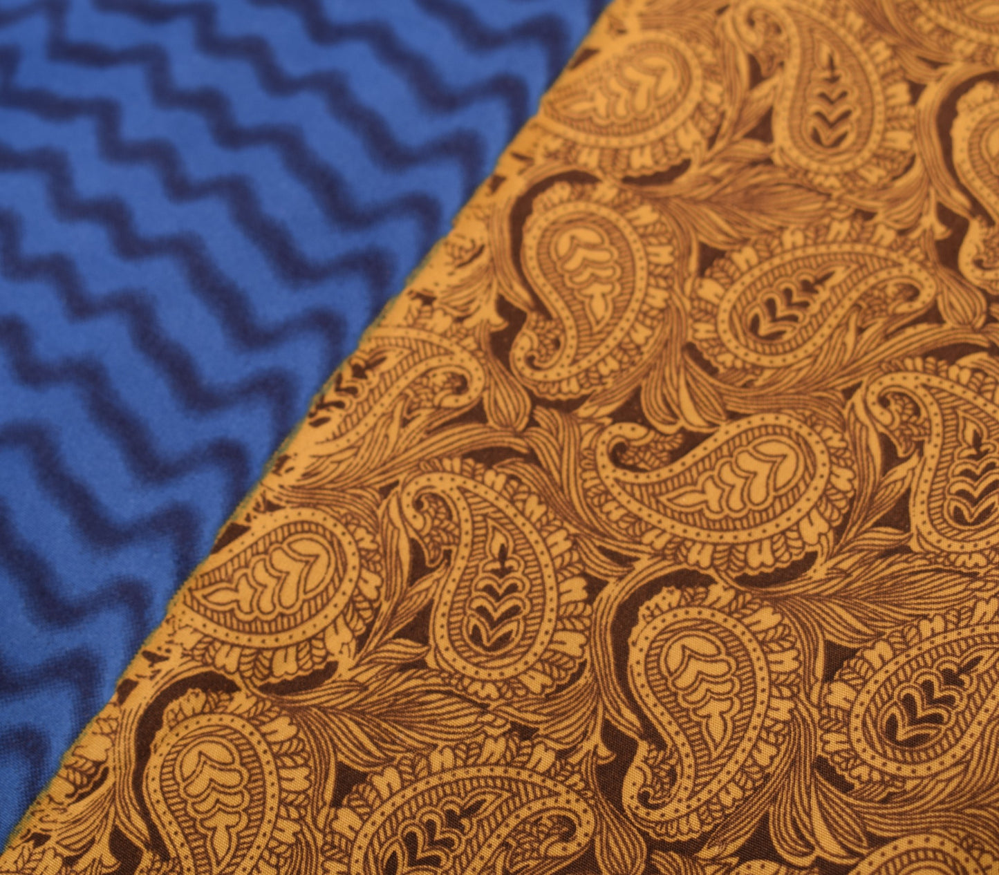 Sushila Vintage Art Silk Saree Magic Wrap Reversible Skirt Beach Dress Blue Boho