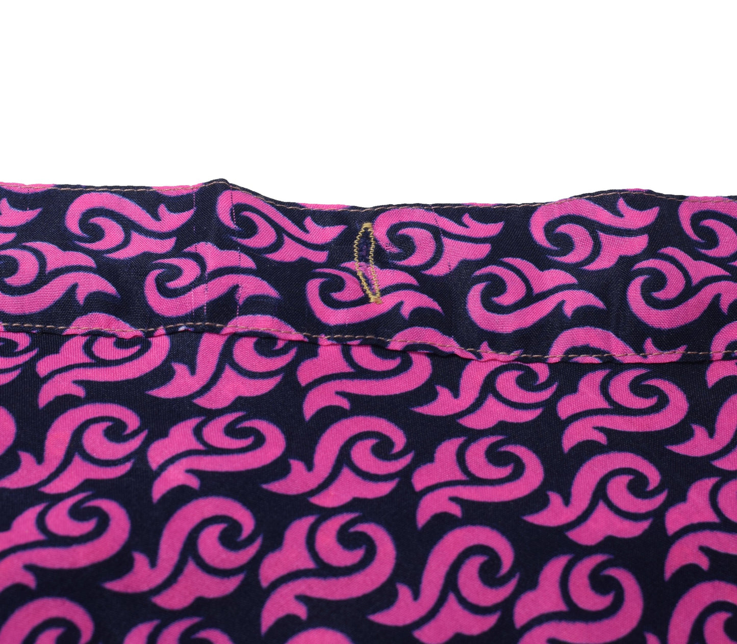 Sushila Vintage Art Silk Saree Magic Wrap Reversible Skirt Bandhani Beach Dress