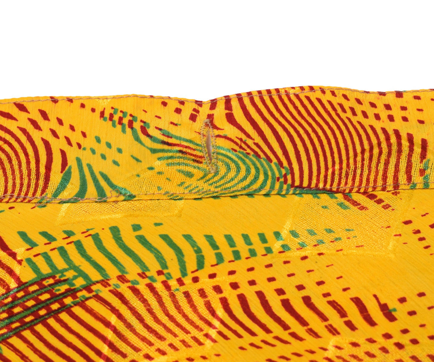 Sushila Vintage Yellow Saree Magic Wrap Reversible Skirt Art Silk Beach Dress