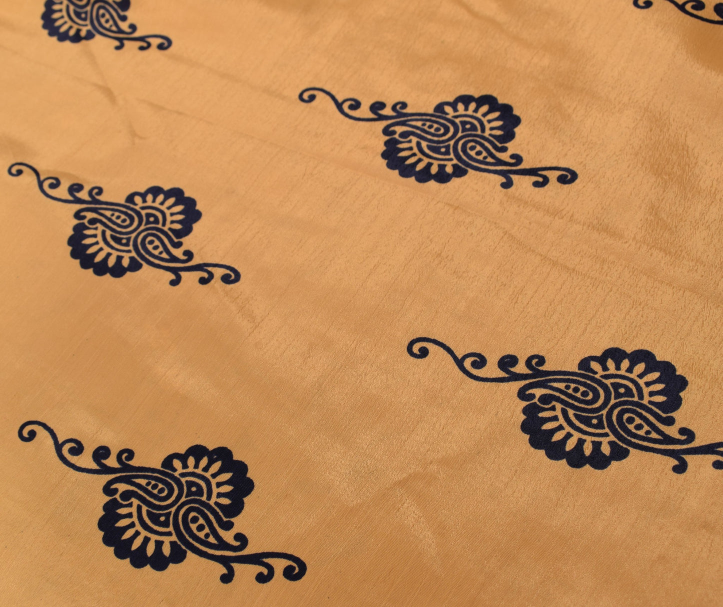 Sushila Vintage Art Silk Saree Magic Wrap Brown Reversible Skirt Beach Dress