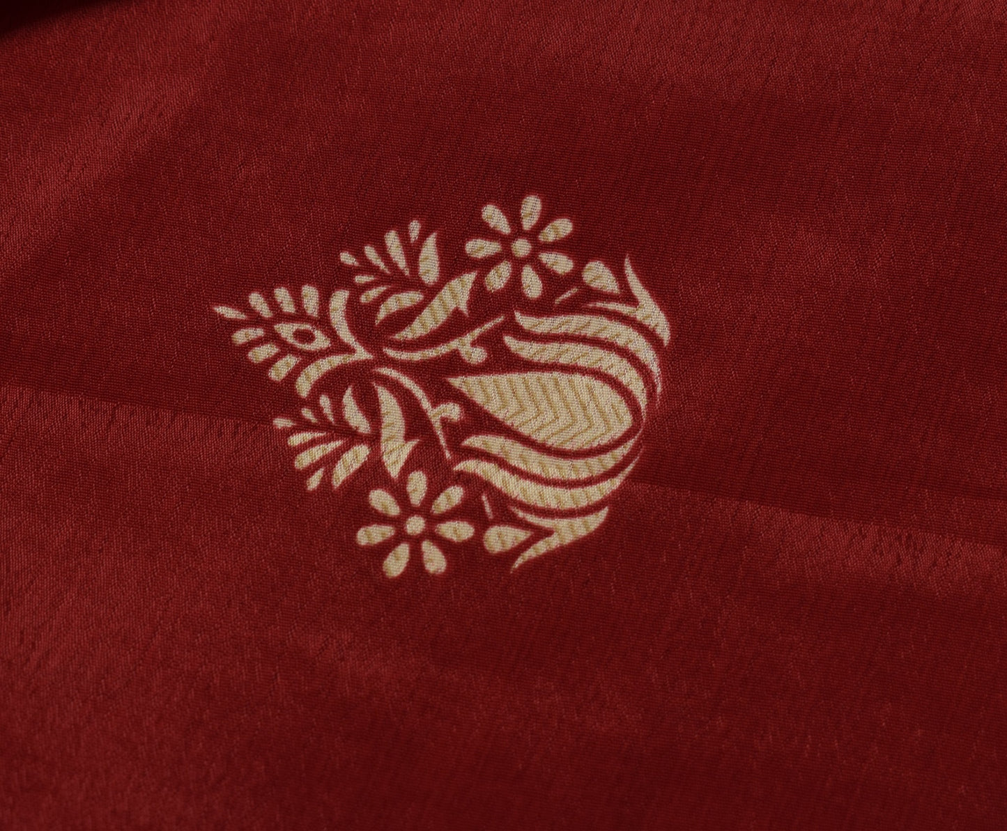 Sushila Vintage Red Art Silk Saree Magic Wrap Reversible Skirt Boho Beach Dress