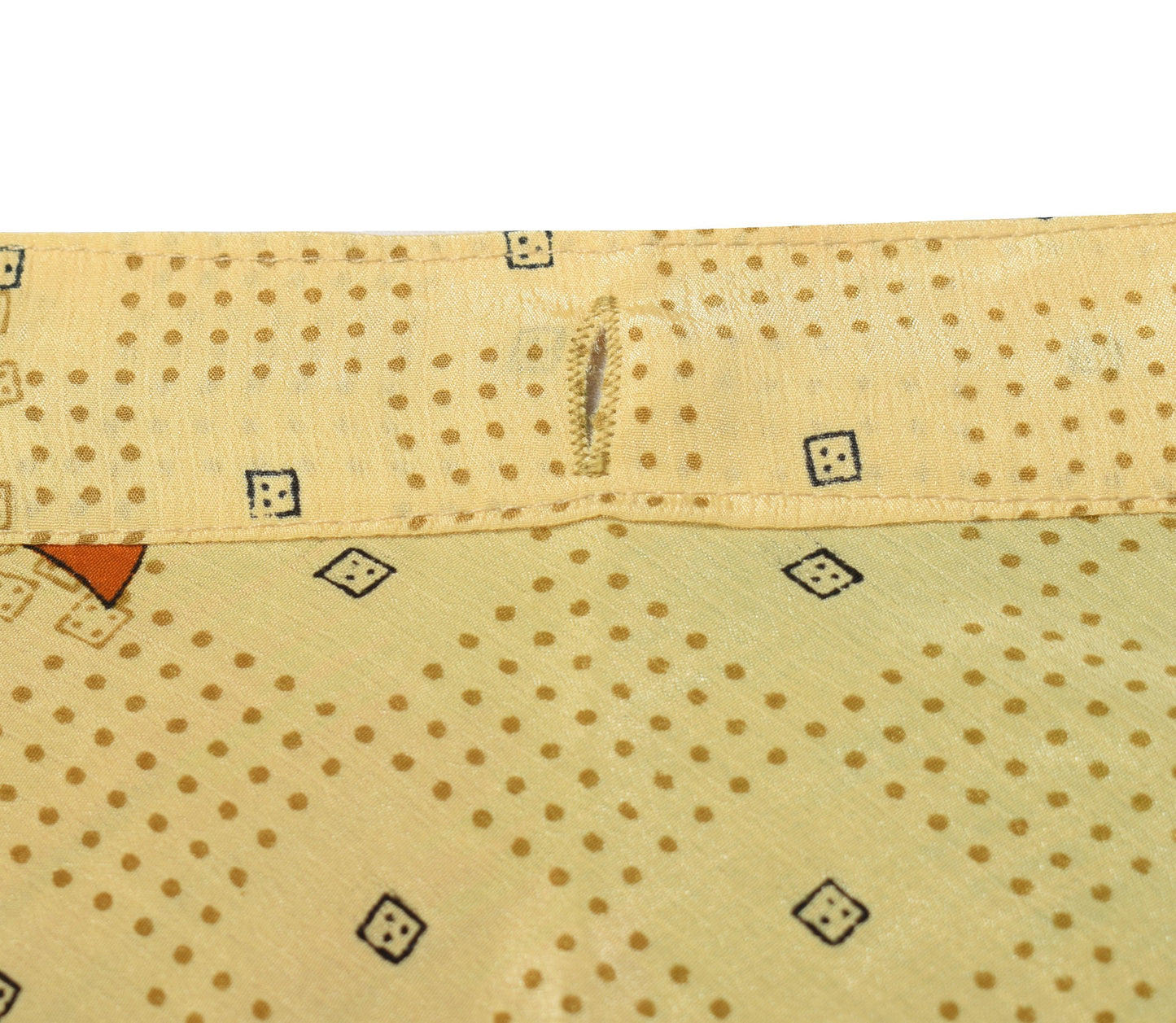 Sushila Vintage Art Silk Saree Magic Wrap Floral Cream Reversible Skirt Beach Dress