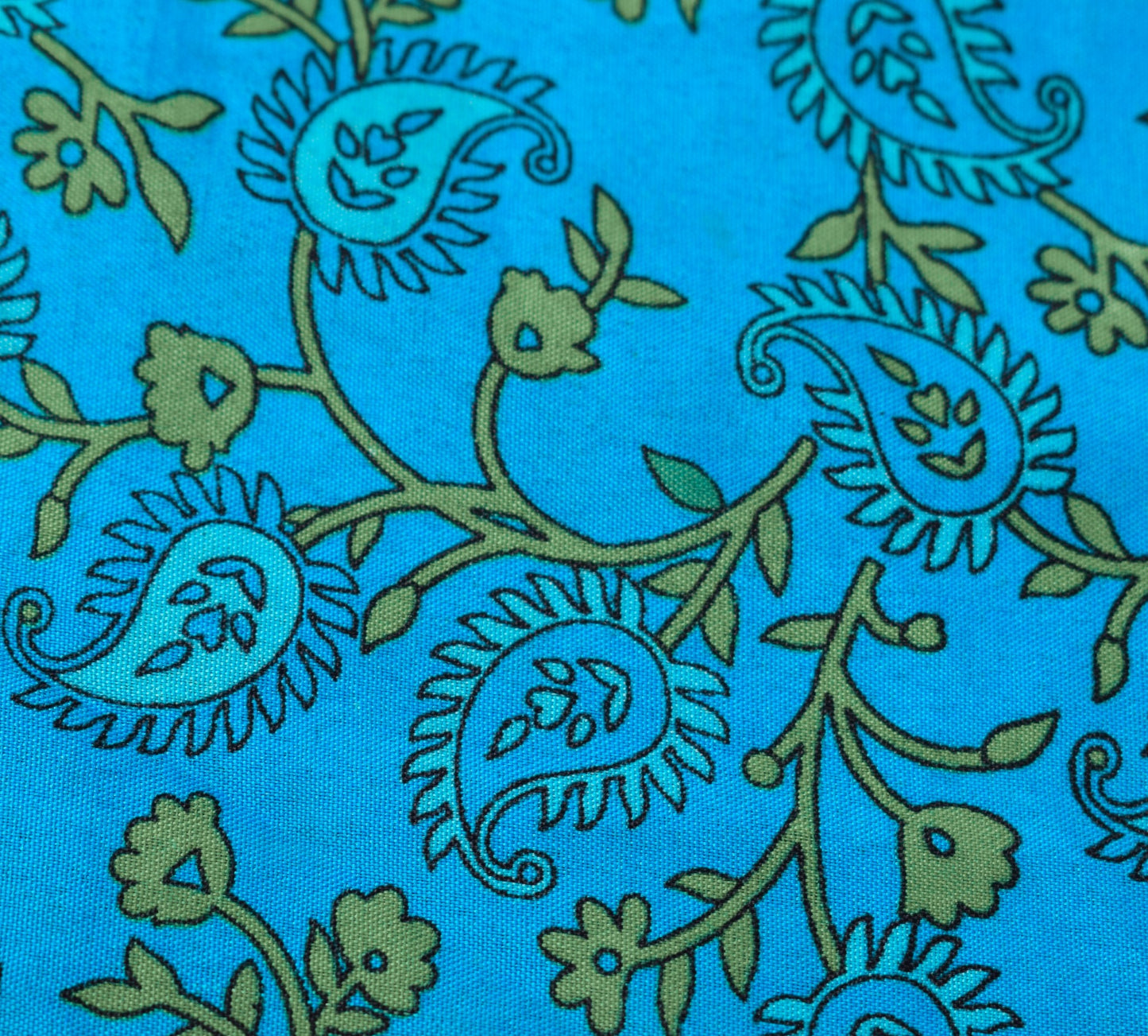 Sushila Vintage TealGreen Art Silk Saree Magic Wrap Reversible Skirt BeachDress