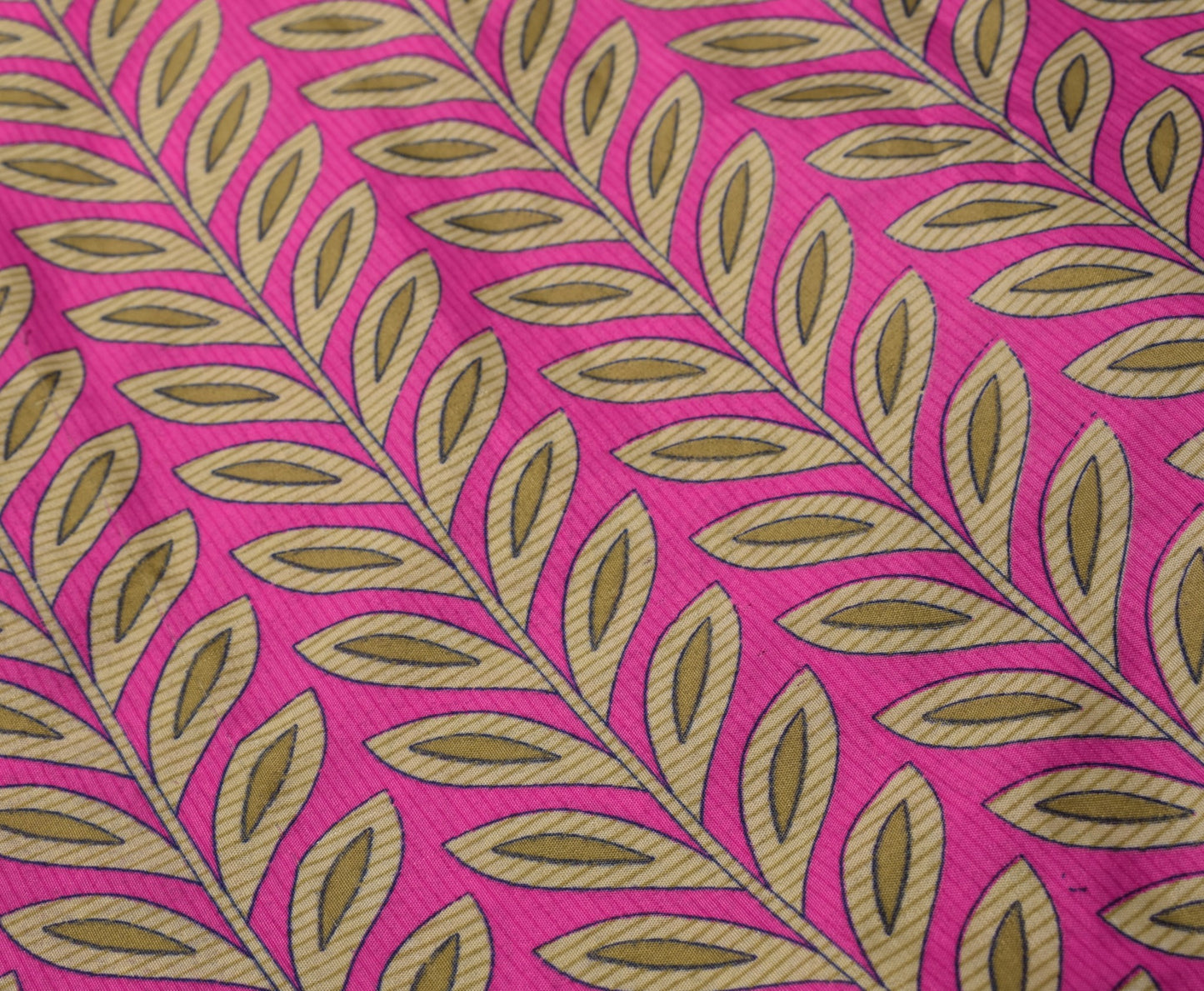 Sushila Vintage Art Silk Saree Magic Wrap Floral Pink Reversible Skirt Beach Dress