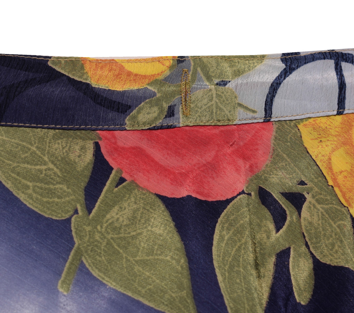 Sushila Vintage Art Silk Saree Magic Wrap Reversible Skirt Floral Beach Dress Hippie