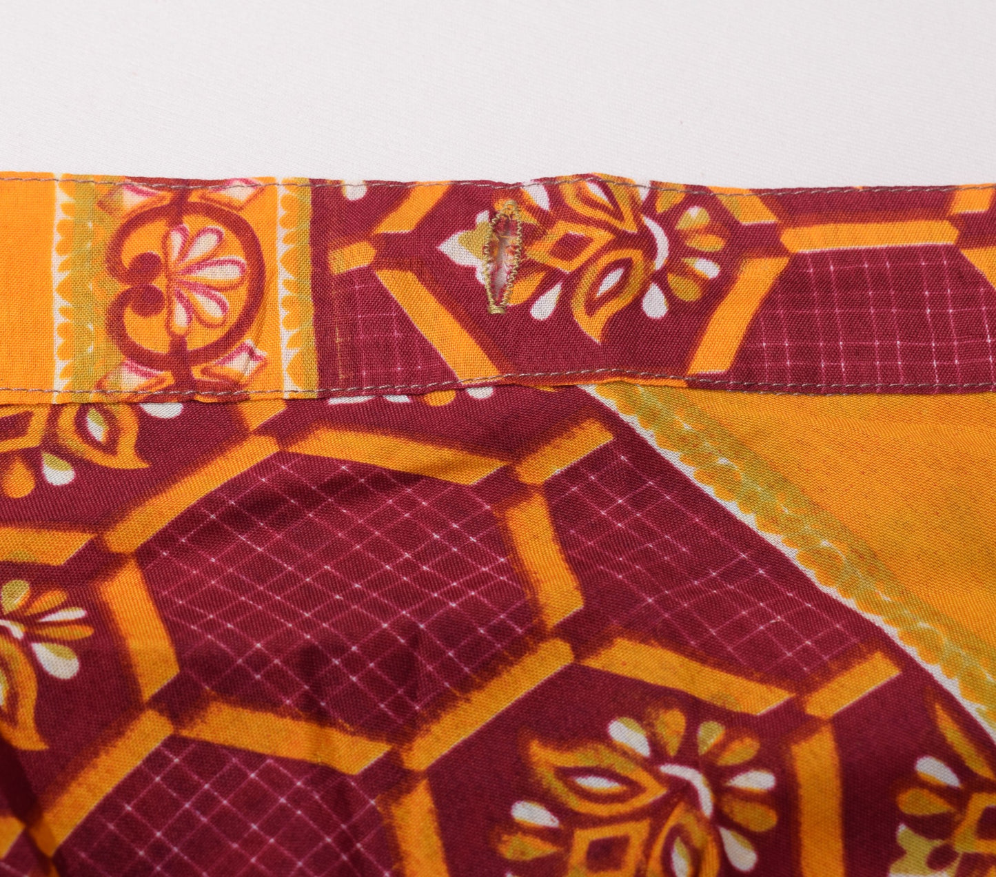 Sushila Vintage Art Silk Saree Magic Wrap Reversible Skirt Floral Beach Dress