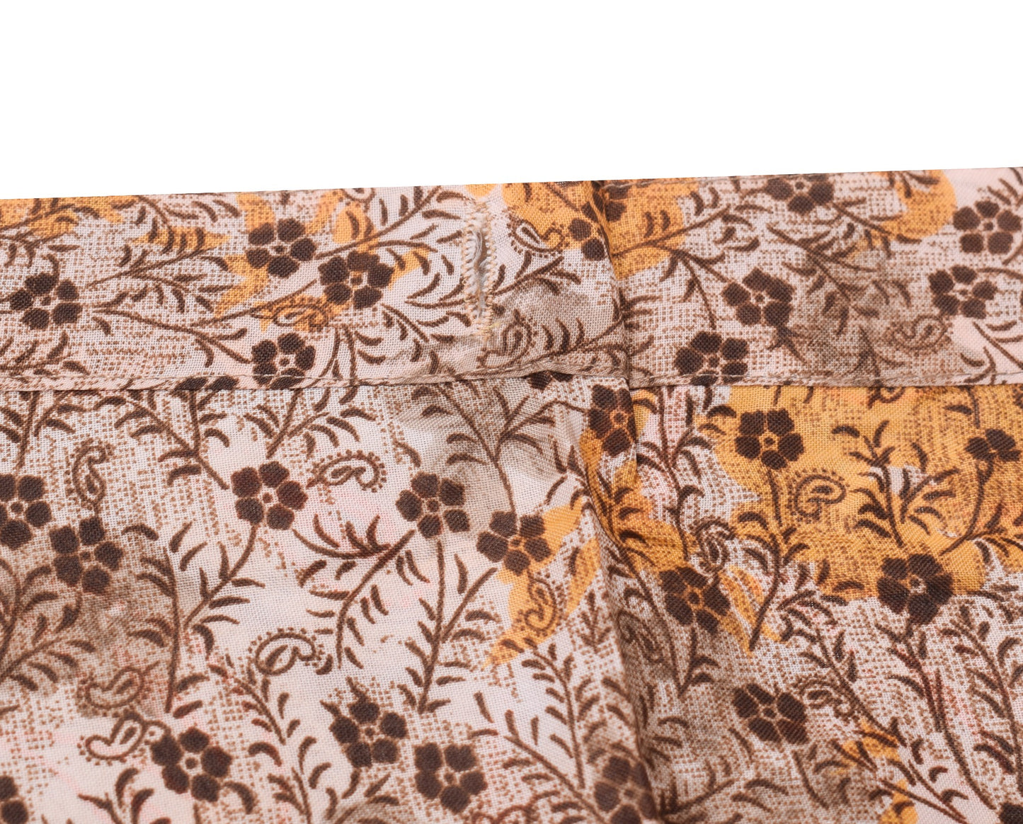 Sushila Vintage Gray Paisley Saree Magic Wrap Reversible Skirt Art Silk Beach Dress