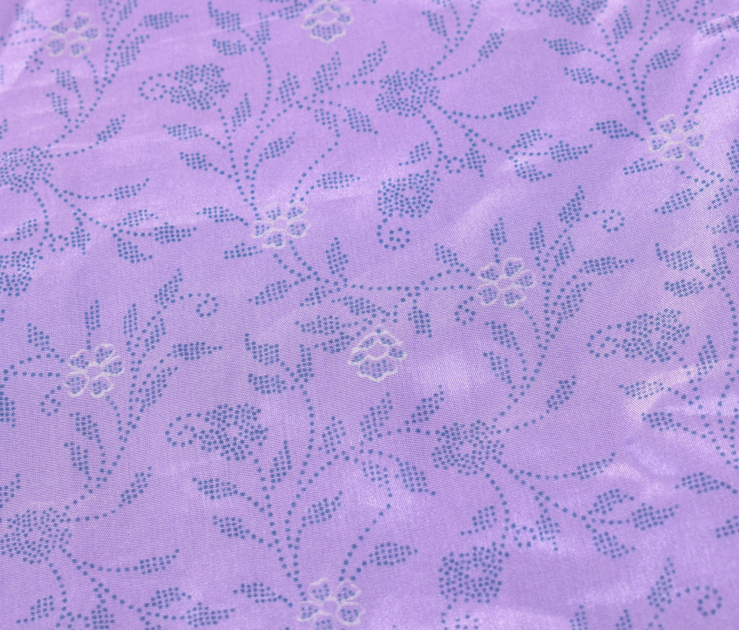 Sushila Vintage Lavender Art Silk Saree Magic Wrap Reversible Skirt Beach Dress