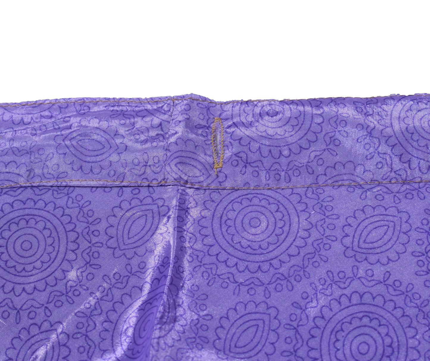 Sushila Vintage Lavender Art Silk Saree Magic Wrap Reversible Skirt Beach Dress
