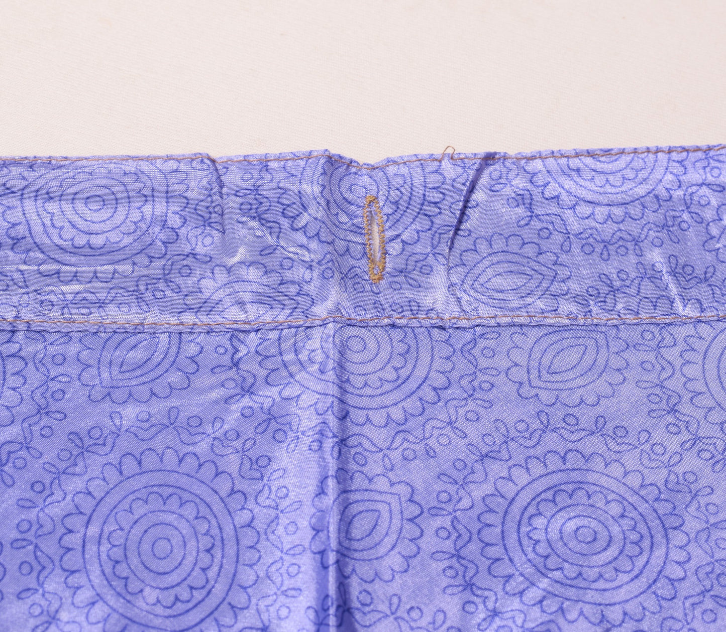 Sushila Vintage Lavender Saree Magic Wrap Reversible Skirt Art Silk Beach Dress