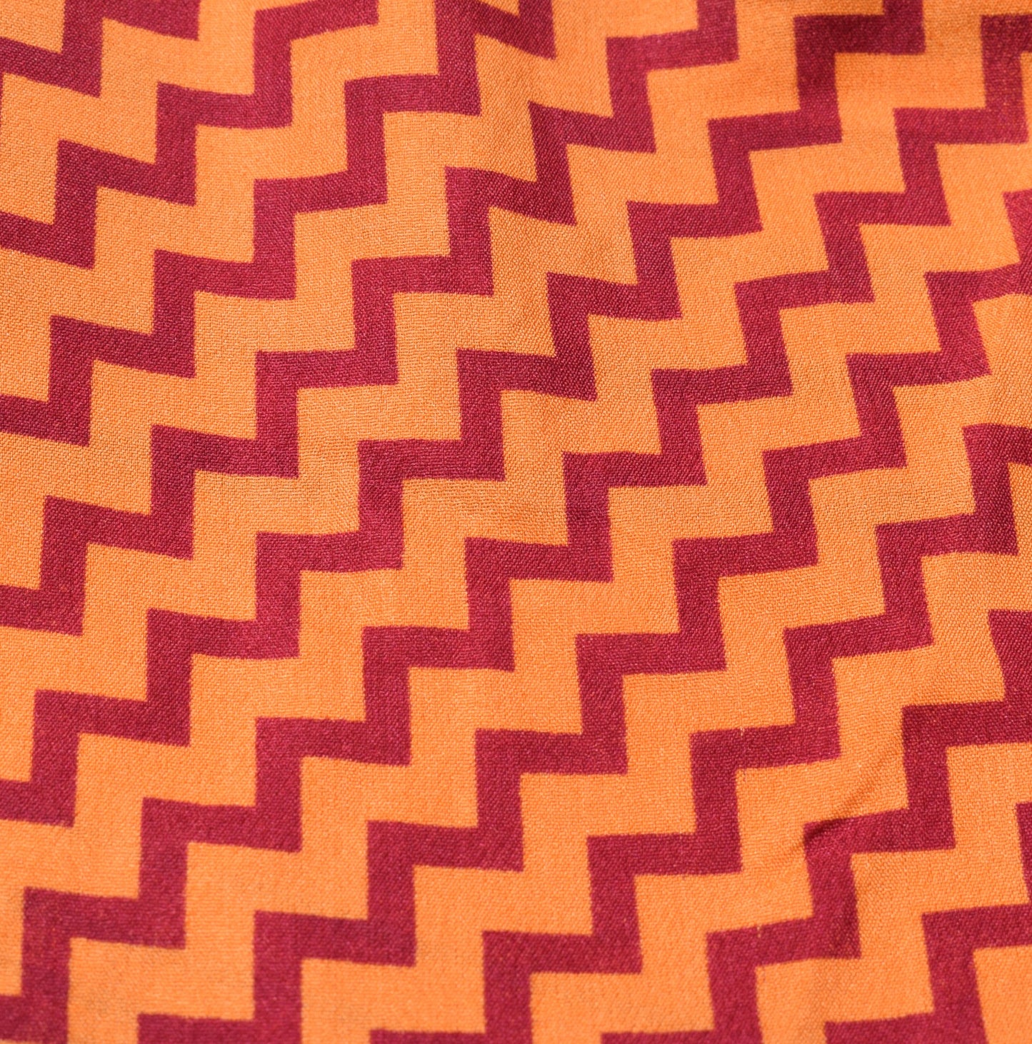 Sushila Vintage Gray Orange Saree Magic Wrap Art Silk Reversible Skirt Beach Dress