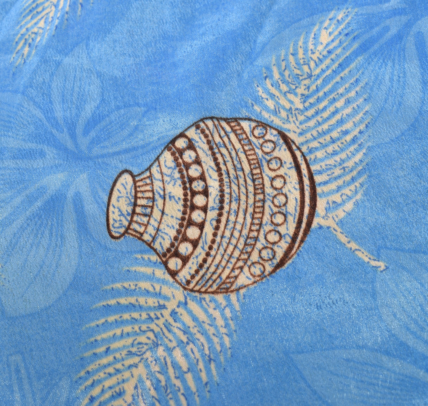 Sushila Vintage Magic Wrap Reversible Skirt Floral Art Silk Saree Beach Dress