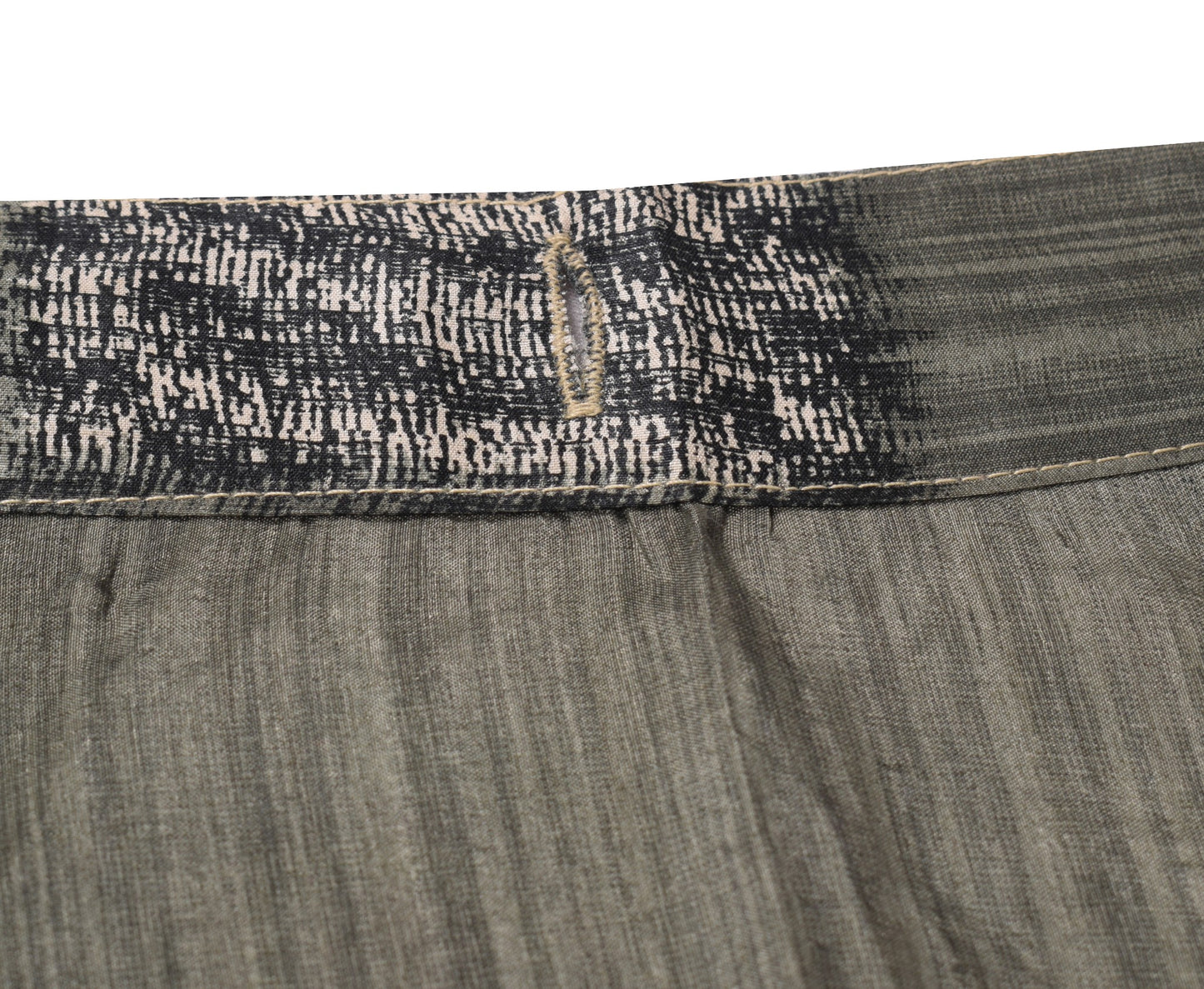 Sushila Vintage Art Silk Saree Magic Wrap Reversible Skirt Greyish Green Beach Dress